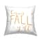 Stupell Industries Happy Fall Y'all Autumn Calligraphy Throw Pillow